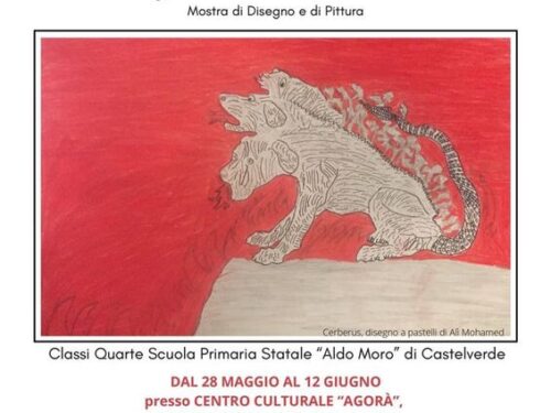 Centro Culturale Agorà di Castelverde: aperta la mostra ‘L’inferno di Dante con gli occhi dei bambini’